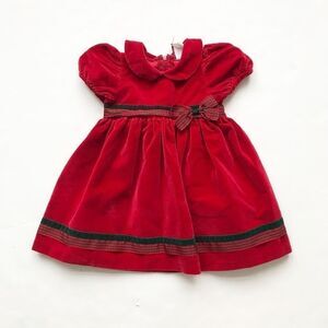 Vintage Good Lad of Philadelphia velvet dress 24m